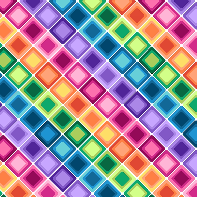 Purple - Large Squares